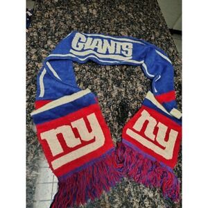 NFL New York Giants 2016 Reversible Stripe Scarf 64" LONG x 7" by FOCO